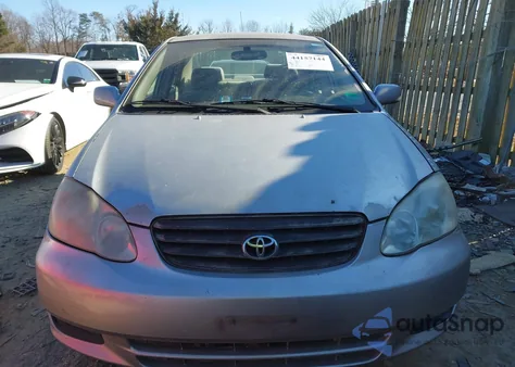 2003 Toyota Corolla Le from USA, damaged, VIN 2T1BR32E73C086555